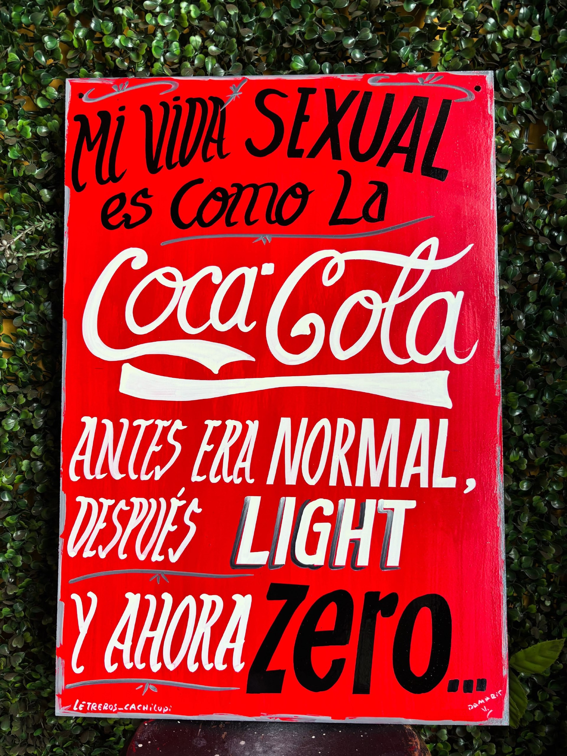 a sign that is on a pole